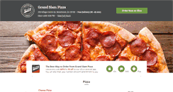 Desktop Screenshot of grandslampizzamenu.com